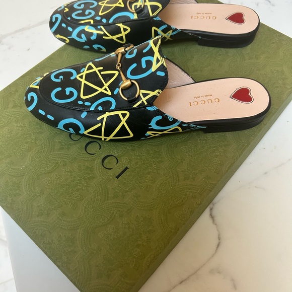 Womens Gucci ghost mules - Picture 2 of 5